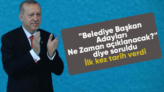 Cumhurbaşkanı Erdoğan'dan yerel seçim mesajı