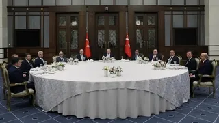 Cumhurbaşkanı Erdoğan, devletin zirvesiyle Beştepe’de bir araya geldi