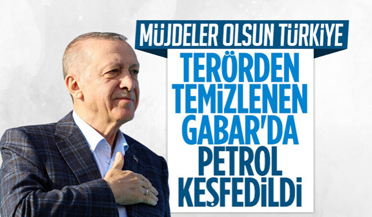 Cumhurbaşkanı Erdoğan: Gabar'da petrol bulduk