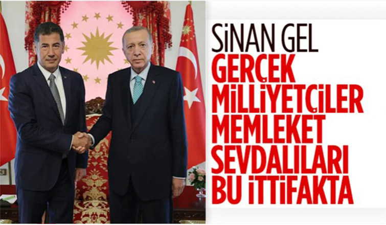 Cumhurbaşkanı Erdoğan, İstanbul'da Sinan Oğan'ı kabul etti