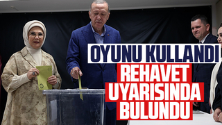 Cumhurbaşkanı Erdoğan, oyunu kullandı