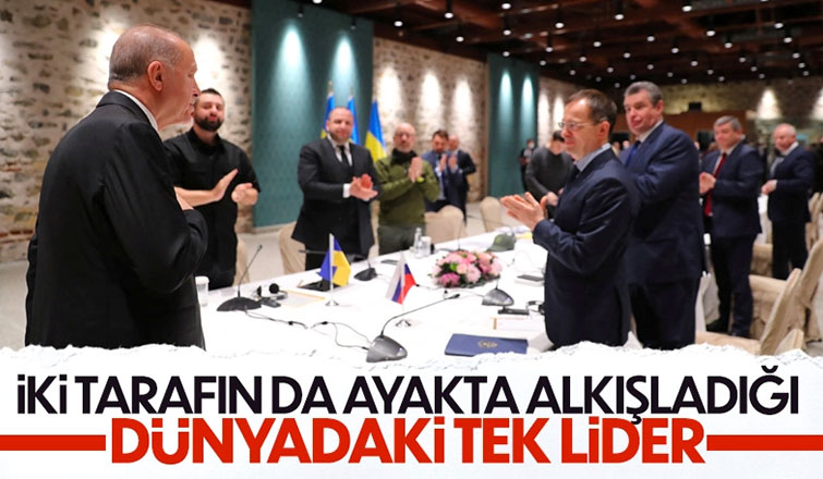 Cumhurbaşkanı Erdoğan, Ukrayna ve Rus heyetlere hitap etti