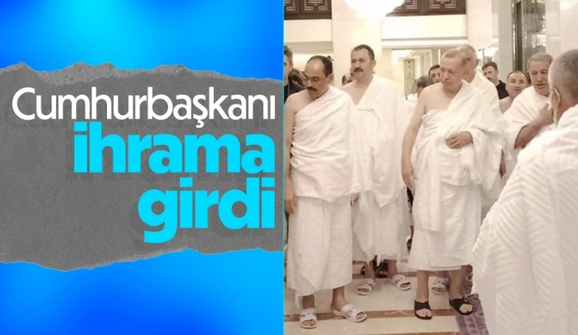 Cumhurbaşkanı Erdoğan umre yaptı