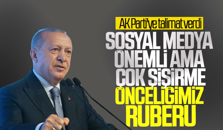 Cumhurbaşkanı Erdoğan’dan sosyal medya talimatı
