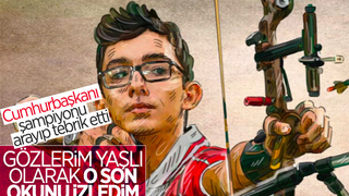 Cumhurbaşkanı, Mete Gazoz'u tebrik etti