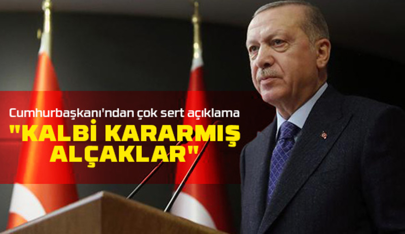 Cumhurbaşkanı'ndan çok sert açıklama