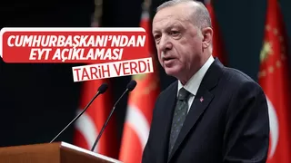 Cumhurbaşkanı'ndan EYT açıklaması