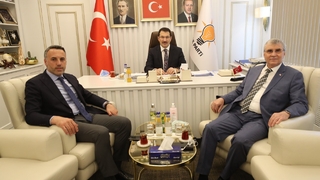 Cumhurbaşkanı'nın bayramlaşma programına katıldılar