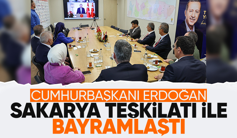 Cumhurbaşkanı Sakarya Teşkilatı ile bayramlaştı