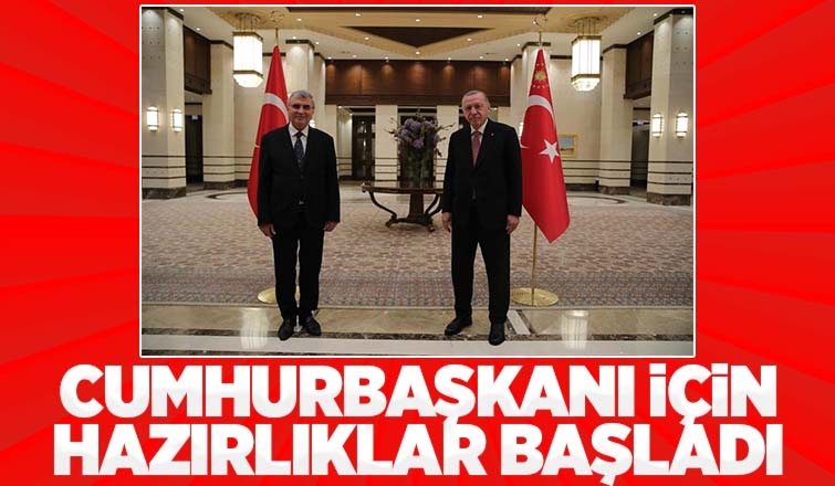 Cumhurbaşkanı ziyareti öncesi toplantı