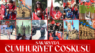 Cumhuriyet Bayramı Sakarya'da coşkuyla kutlandı