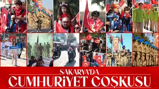 Cumhuriyet Bayramı Sakarya'da coşkuyla kutlandı