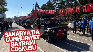 Cumhuriyet Bayramı Sakarya'da coşkuyla kutlandı