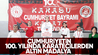 Cumhuriyetin 100. Yılında karatecilerden Altın madalya 