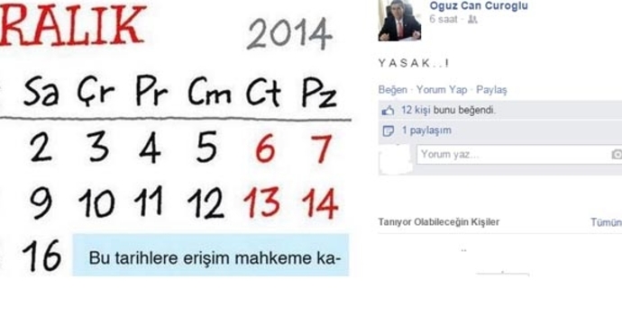 Curoğlu’dan “O” Yasağa Takvimli Gönderme