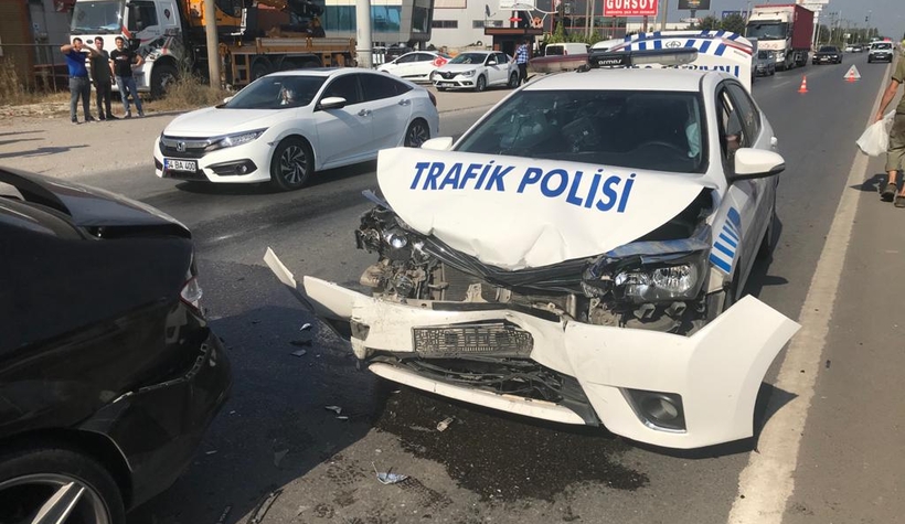 D-100'de art arda zincirleme kaza!