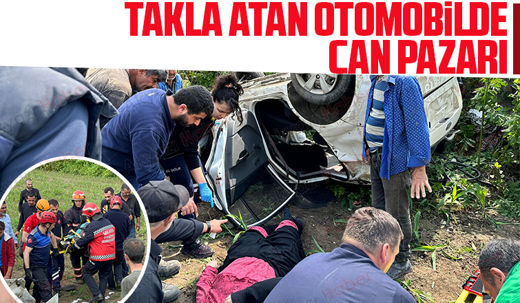 D-100'de feci kaza: 2 yaralı