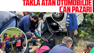 D-100'de feci kaza: 2 yaralı