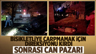 D-100'de feci kaza: 4 yaralı