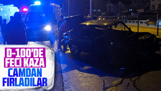 D-100'de feci kaza
