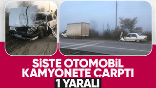 D-100'de kaza 1 yaralı