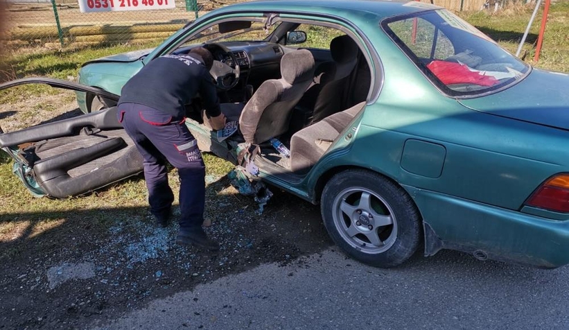 D-100'de kaza: 1 yaralı