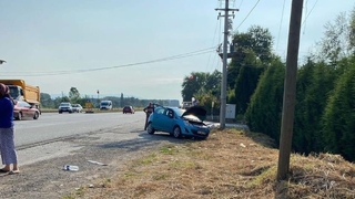 D-100'de kaza: 2 yaralı