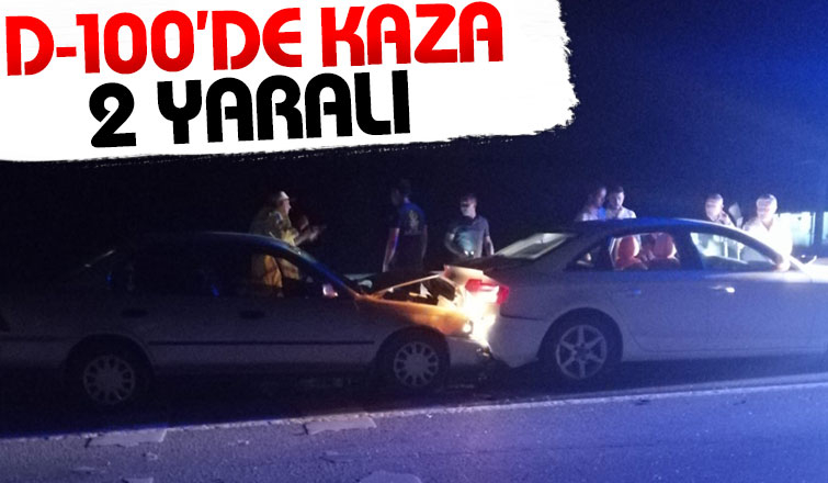 D-100'de korkutan kaza