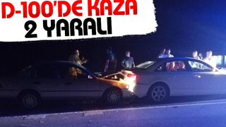 D-100'de korkutan kaza