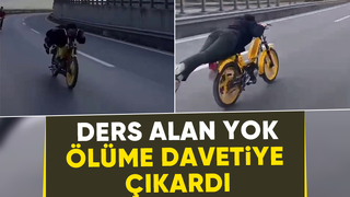 D-100'de motosikleti ölümüne sürdü