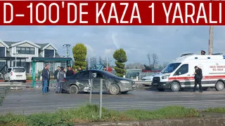 D-100'de zincirleme kaza