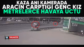 D-100'deki feci kaza kamerada