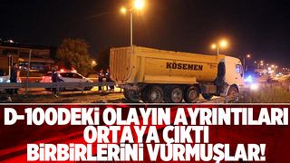 D-100'deki trafik tartışmasında birbirlerini vurmuşlar
