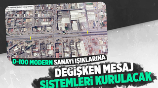 D-100 Modern Sanayi ışıkları için uyarı