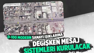 D-100 Modern Sanayi ışıkları için uyarı