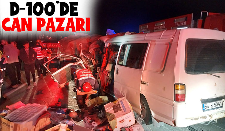 D-100 savaş alanına döndü