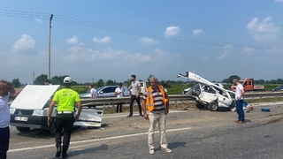 D-100 ters yön faciası; Otomobil ikiye bölündü