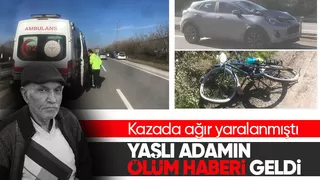 D-140 daki kazada ağır yaralanmıştı hayatını kaybetti