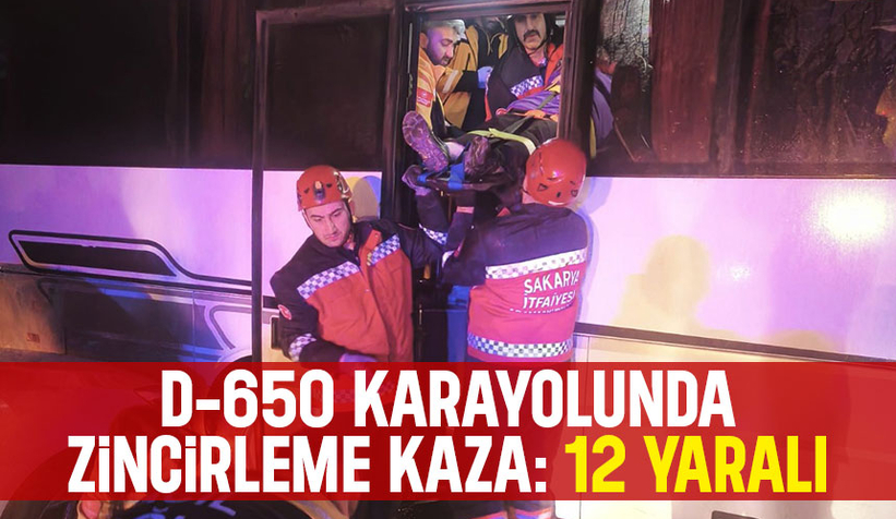 D-650'da kaza: Yaralılar var