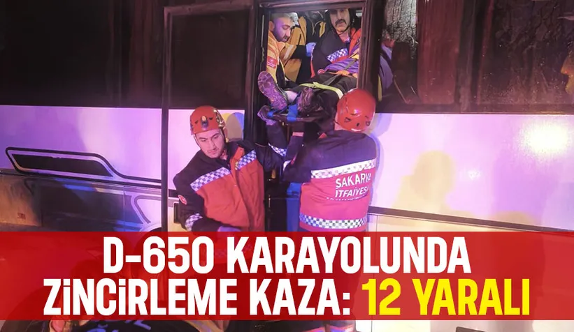 D-650'da kaza: Yaralılar var