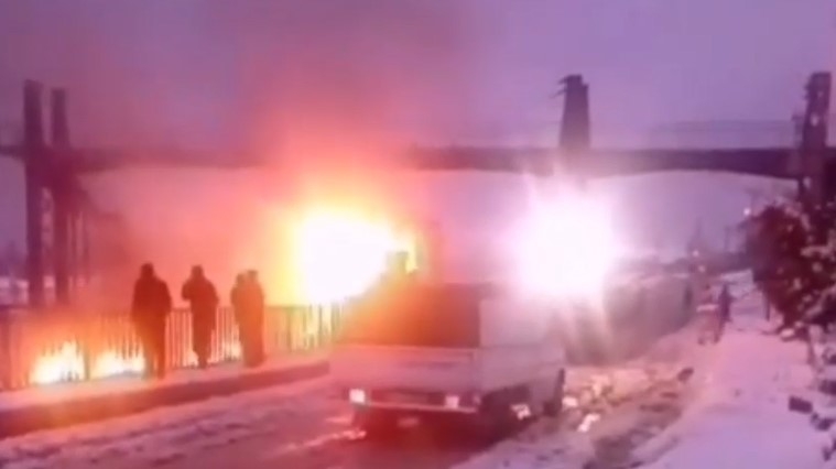 D-650'de alev alev yandı