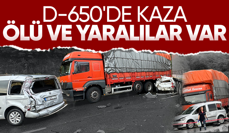 D-650'de feci kaza; Ölü ve yaralılar var