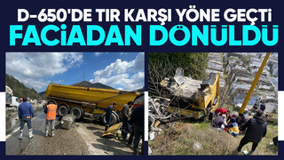 D-650'de feci kaza