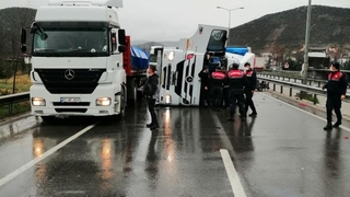 D-650'de kaza; Yol kapandı