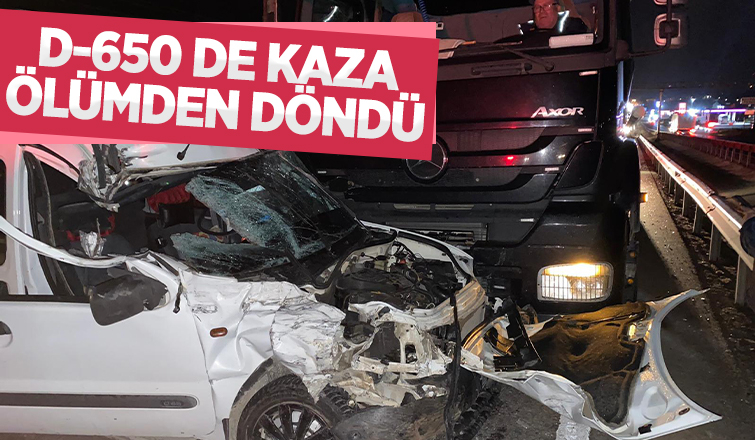 D-650'de kaza