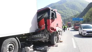 D-650 karayolunda feci kaza