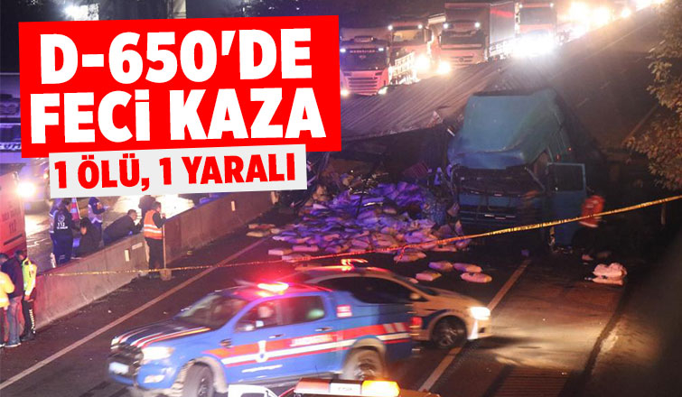 D-650 savaş alanına döndü: 1 ölü, 1 yaralı