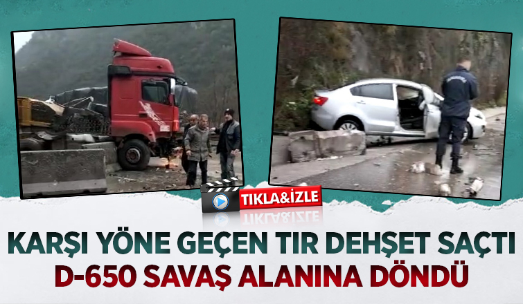 D-650 savaş alanına döndü