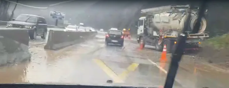 D-650'Ye çamur aktı