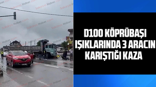 D100 Kara yolunda Kaza 